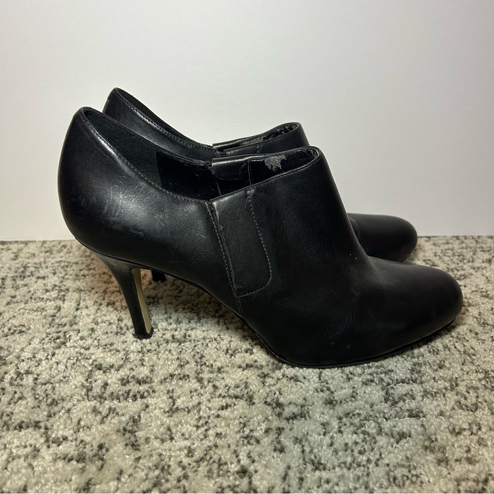 Cole Haan Black Maxfield Ankle Bootie Heels Size 8.5